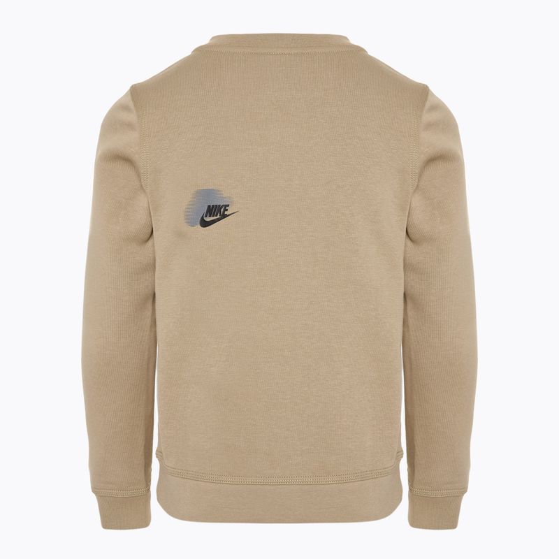 Bluza dziecięca Nike Sportswear Standard Issue Crew-Neck khaki 2