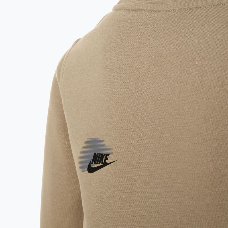 Bluza dziecięca Nike Sportswear Standard Issue Crew-Neck khaki 4