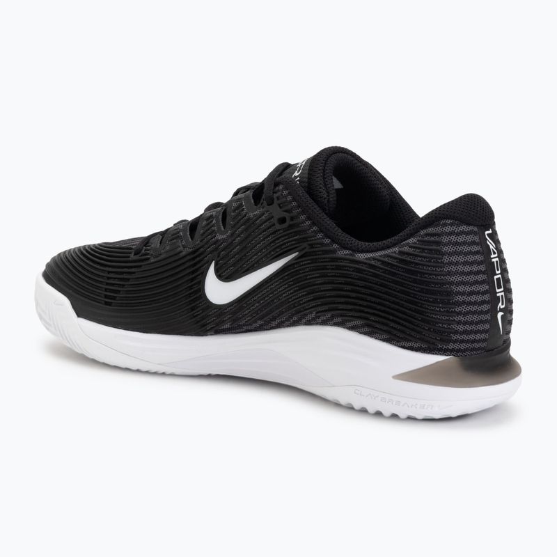 Buty do tenisa damskie Nike Vapor 12 black/dark smoke grey/white 3