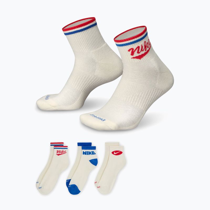 Skarpety męskie Nike Everyday Plus Ankle 3 pary multi-color/901 3