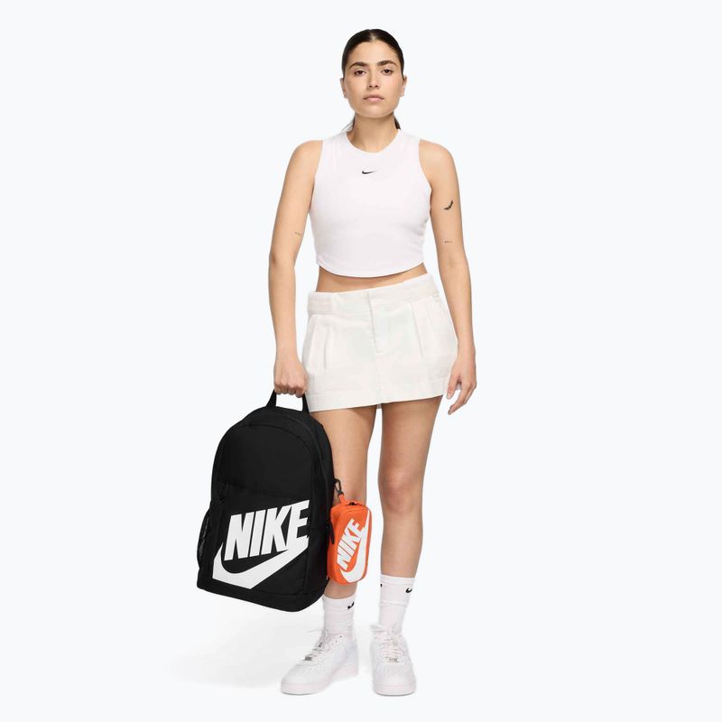 Plecak miejski dziecięcy Nike Elemental Shoebox 20 l black/orange/white 8
