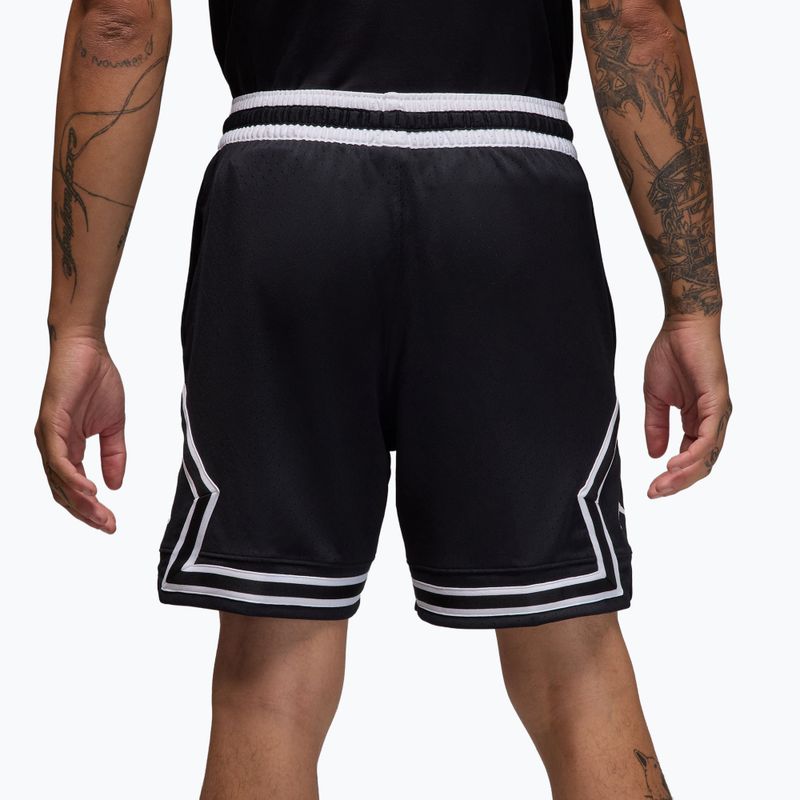 Spodenki koszykarskie męskie Nike Jordan Mesh Diamond 4" black/white/white 4