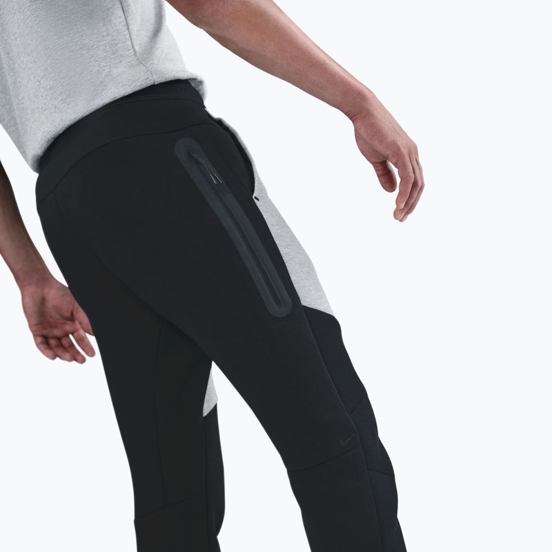 Spodnie męskie Nike Tech Joggers black/dark grey heather/black 4