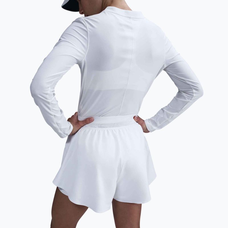 Spodenki tenisowe damskie Nike Court Dri-Fit Ace Advantage white/white 3