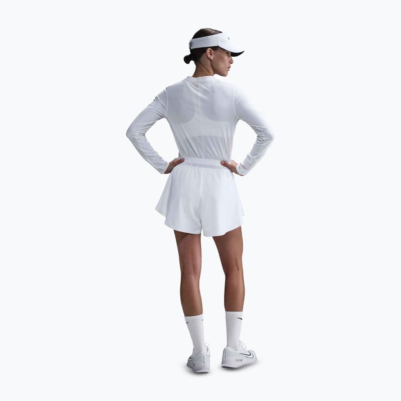 Spodenki tenisowe damskie Nike Court Dri-Fit Ace Advantage white/white 4