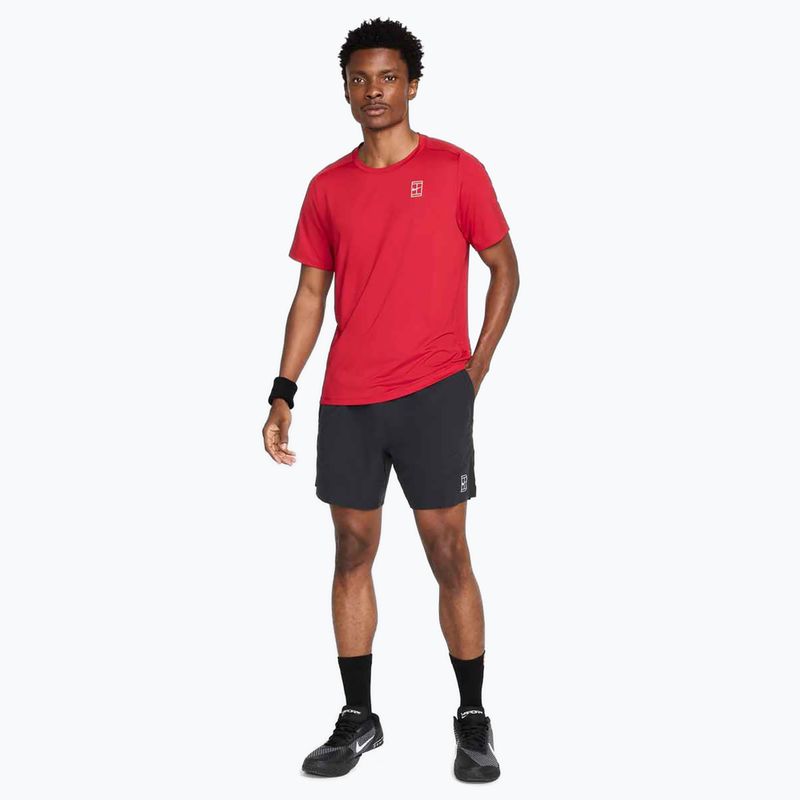 Spodenki tenisowe męskie Nike Court Dri-Fit Advantage 6" black/white 2