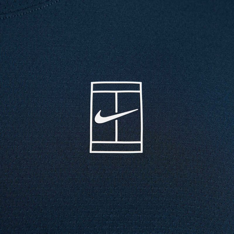 Koszulka tenisowa męska Nike Court Dri-Fit Advantage armory navy/white 6