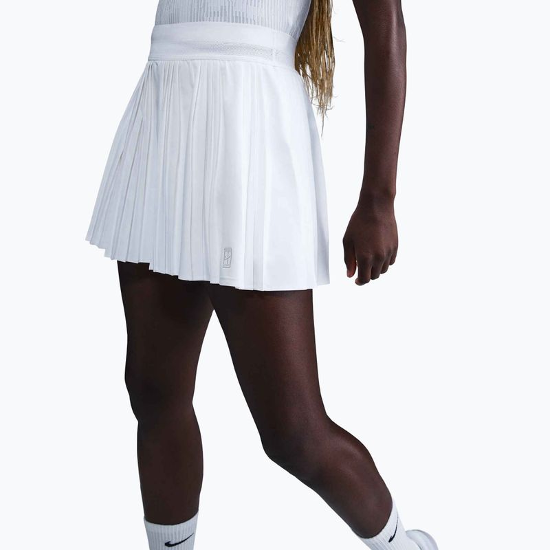 Spódnica tenisowa Nike Court Dri-Fit Advantage Pleated white/white 3