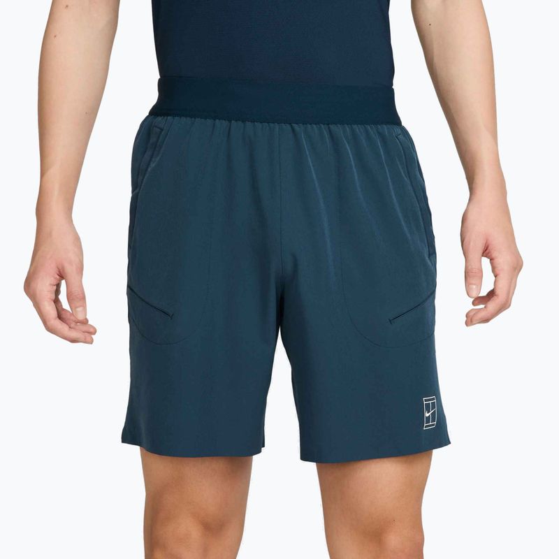 Spodenki tenisowe męskie Nike Court Dri-Fit Advantage 8" armory navy/white 4