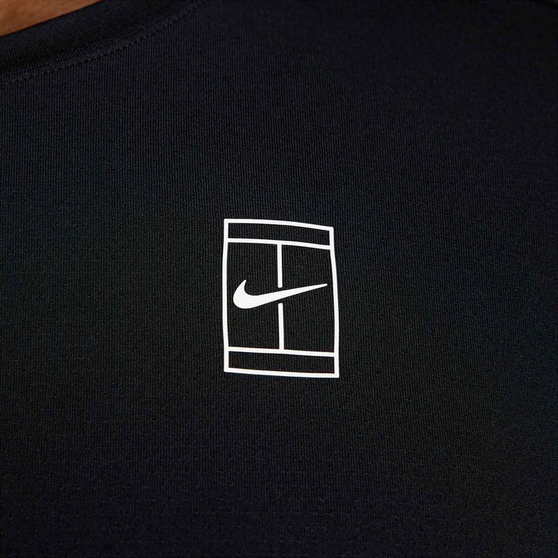 Koszulka tenisowa męska Nike Court Dri-Fit Advantage black/white 5