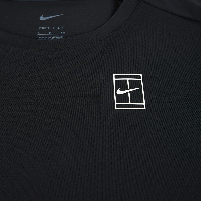 Koszulka tenisowa męska Nike Court Dri-Fit Advantage black/white 9