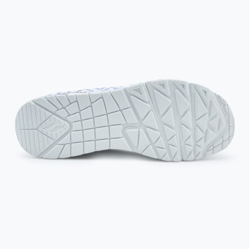 Buty damskie SKECHERS JGoldcrown Uno Spread The Love white/light purple 4