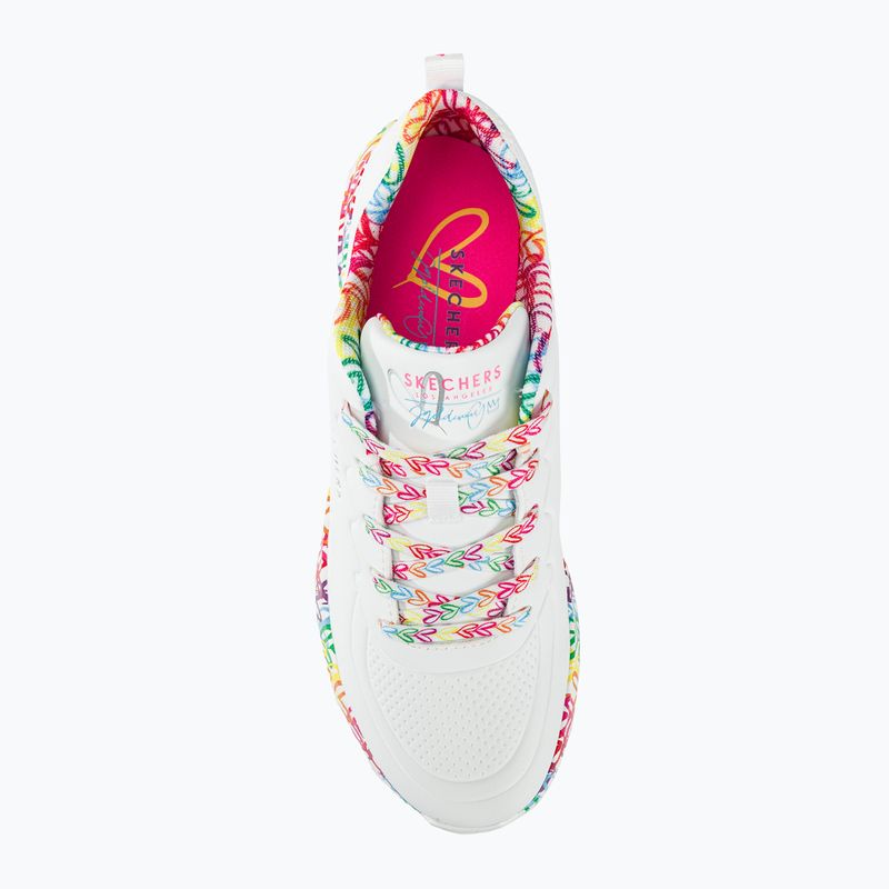 Buty damskie SKECHERS Uno Lite Exuberant Hearts white/multi 7