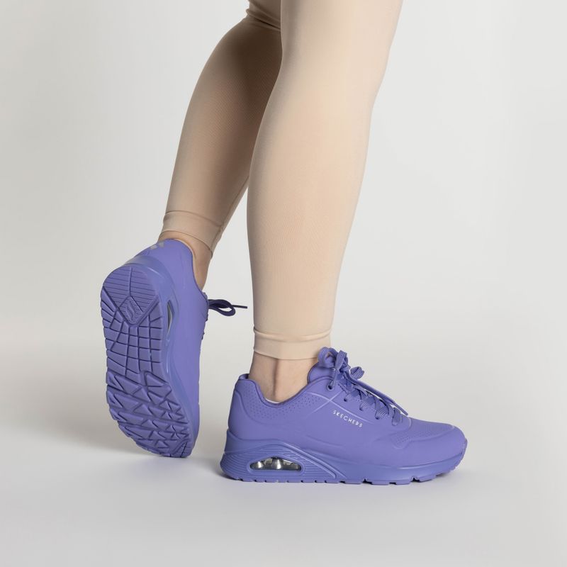 Buty damskie SKECHERS Uno Stand On Air lilac 2