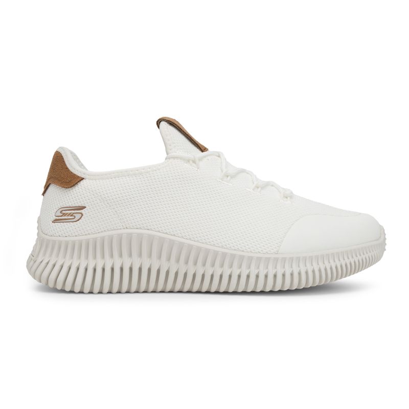 Buty męskie SKECHERS Bobs Sport Geo City Dapper white 2