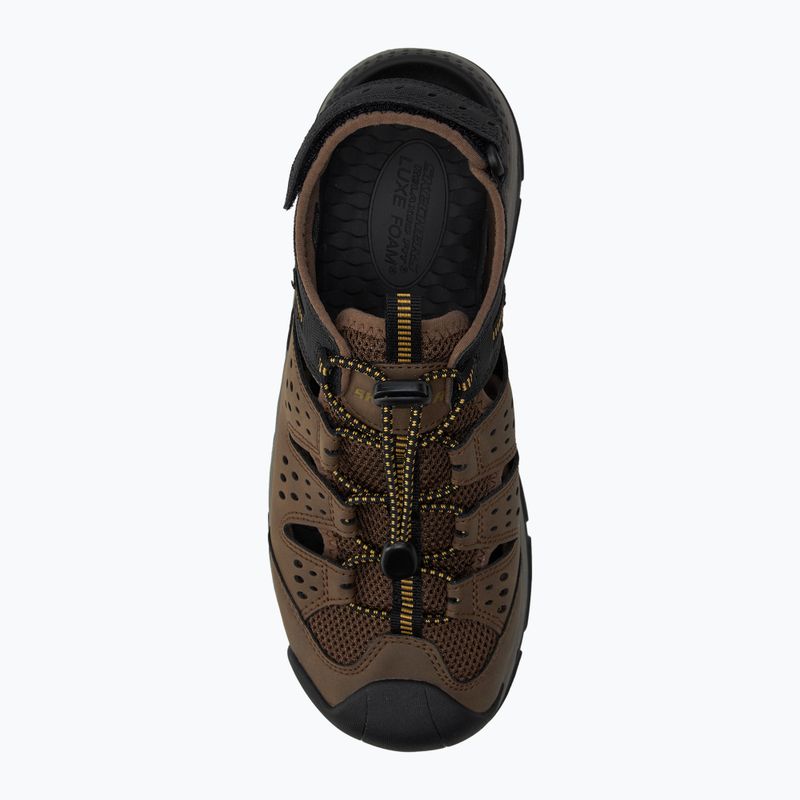 Sandały męskie SKECHERS Tresmen Menard brown 5