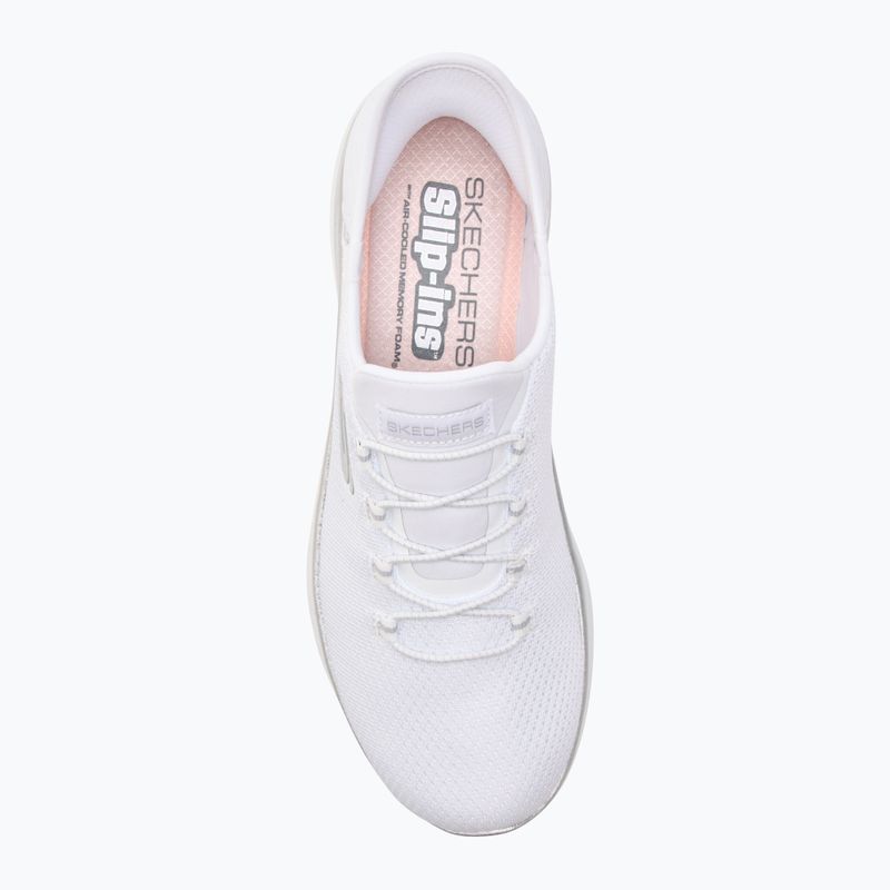 Buty damskie SKECHERS Summits Diamond Dream white/silver 5