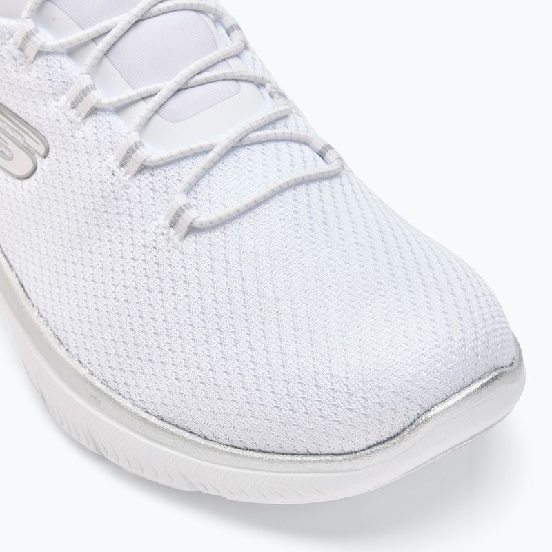 Buty damskie SKECHERS Summits Diamond Dream white/silver 7