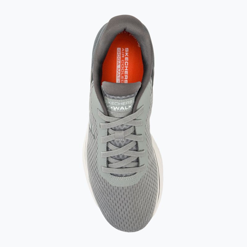 Buty męskie SKECHERS Go Walk 7 The Construct grey/white/orange 5