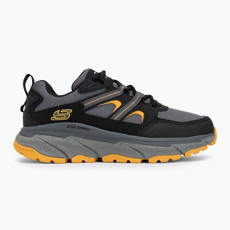 Buty męskie SKECHERS D'Lux Journey black/yellow 2