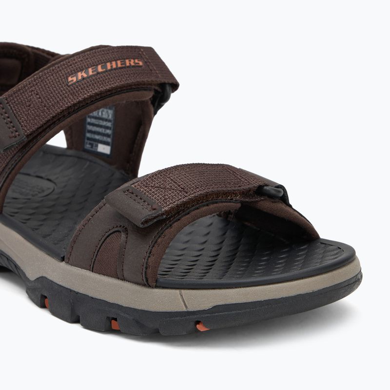 Sandały męskie SKECHERS Tresmen Ryer chocolate 7