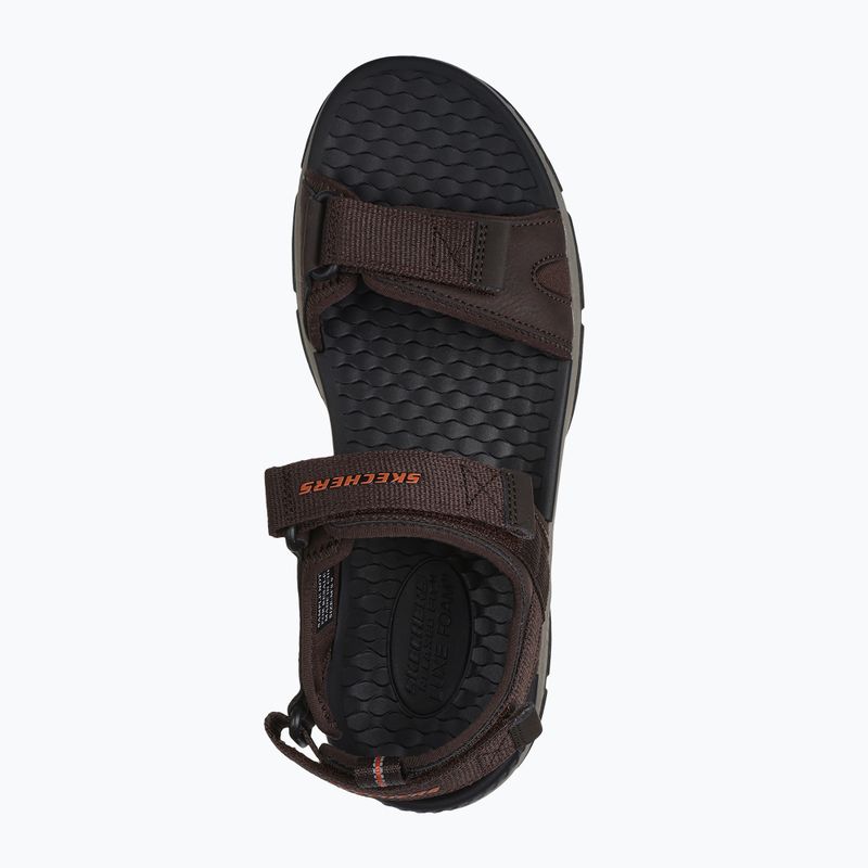 Sandały męskie SKECHERS Tresmen Ryer chocolate 4