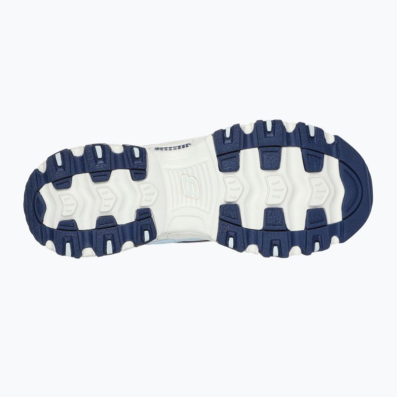 Buty damskie SKECHERS D'Lites Bold Views light blue/multi 4