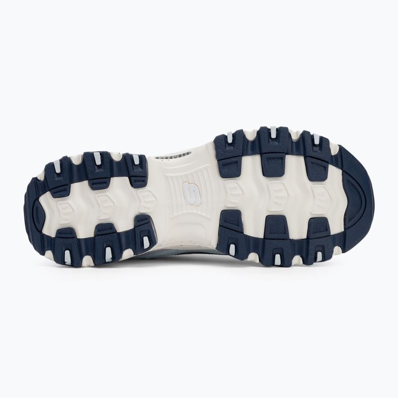 Buty damskie SKECHERS D'Lites Bold Views light blue/multi 4