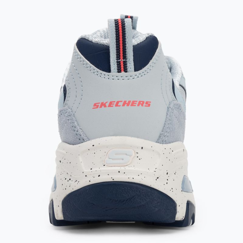 Buty damskie SKECHERS D'Lites Bold Views light blue/multi 6