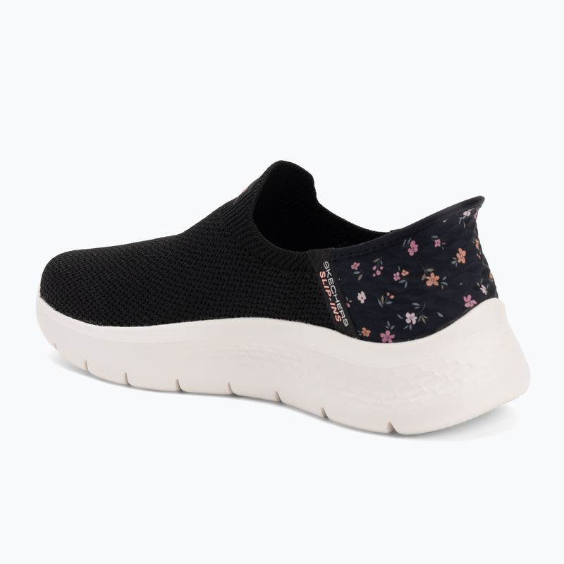Buty damskie SKECHERS Go Walk Flex Sunset Rose black 3