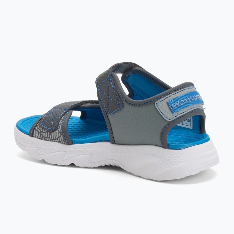 Sandały dziecięce SKECHERS S-Lights Creature Splash charcoal/blue 3