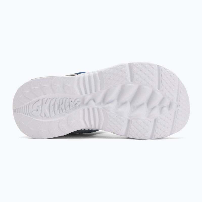 Sandały dziecięce SKECHERS S-Lights Creature Splash charcoal/blue 4
