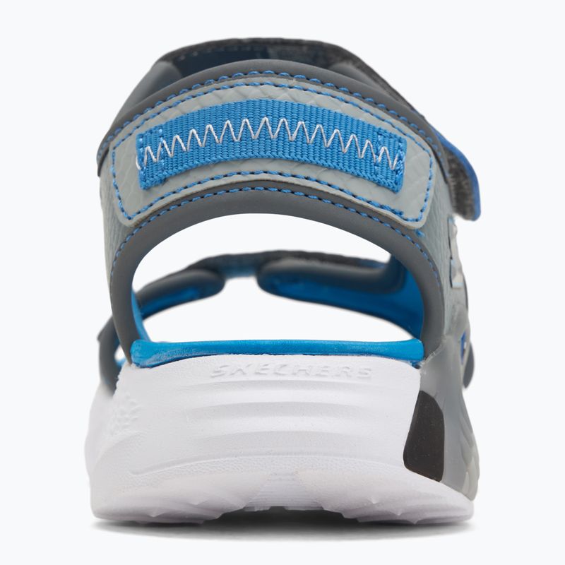 Sandały dziecięce SKECHERS S-Lights Creature Splash charcoal/blue 6
