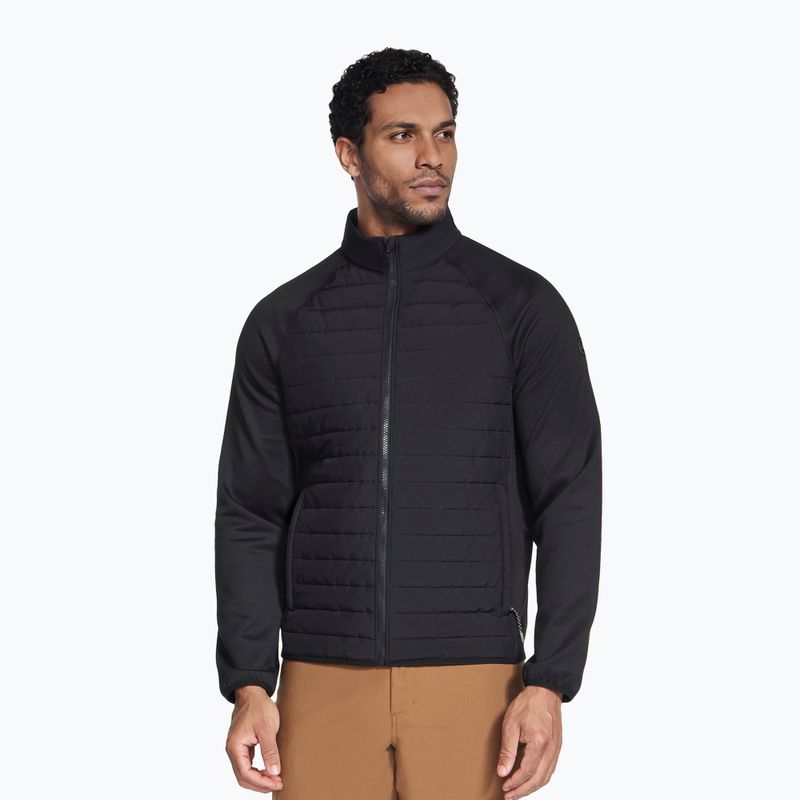 Kurtka hybrydowa męska SKECHERS The Hoodless Hybrid black