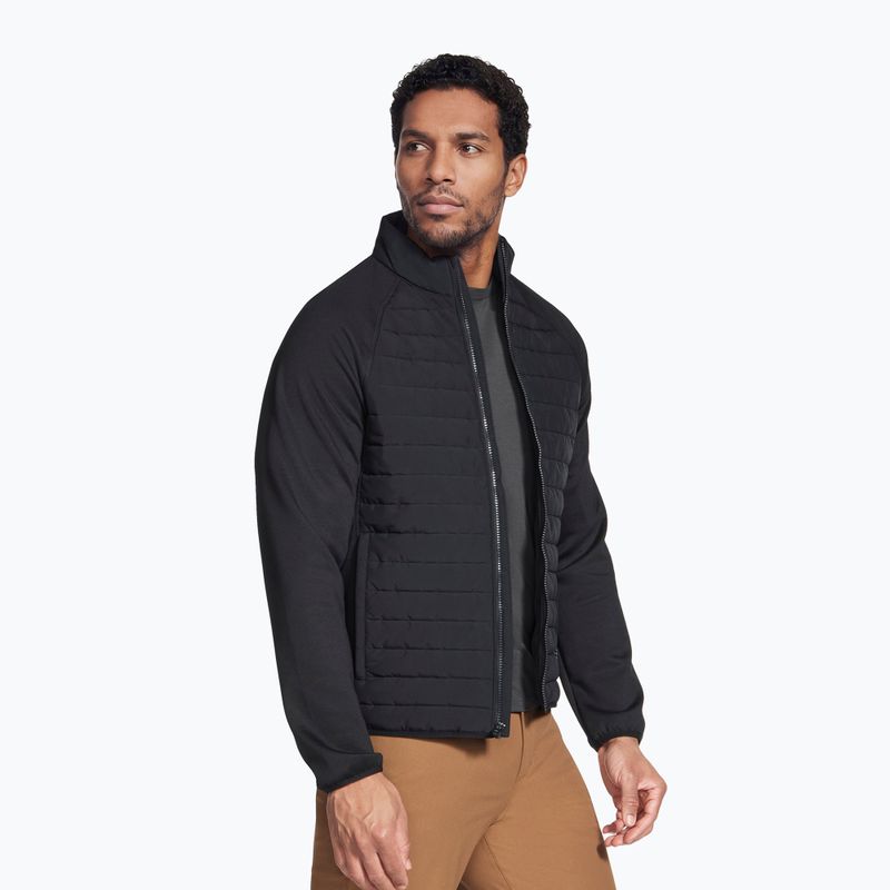 Kurtka hybrydowa męska SKECHERS The Hoodless Hybrid black 5
