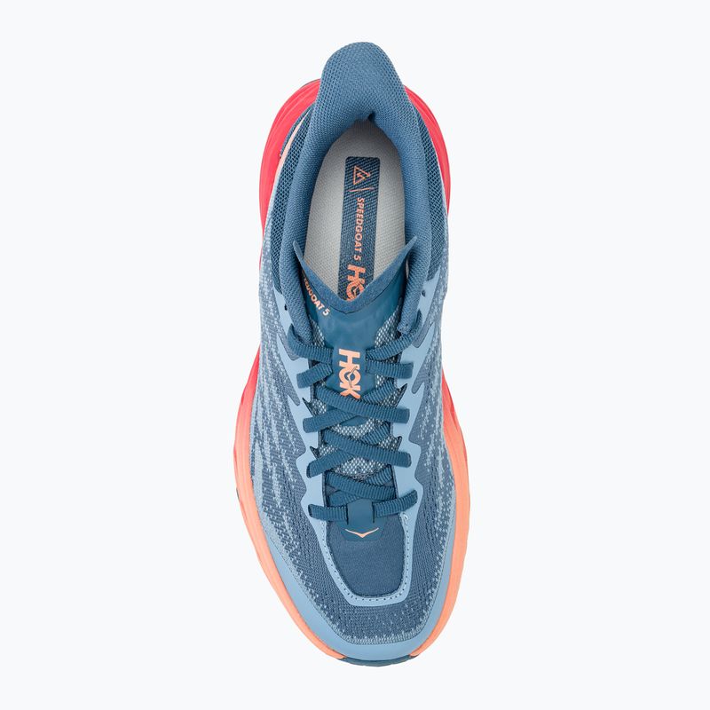 Buty do biegania damskie HOKA Speedgoat 5 real teal/papaya 5