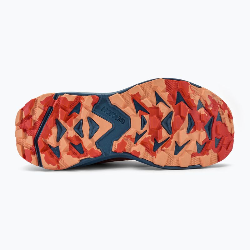 Buty do biegania damskie HOKA Torrent 3 papaya/real teal 6