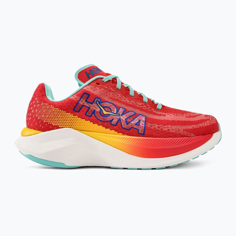 Buty do biegania męskie HOKA Mach X cerise/cloudless 2