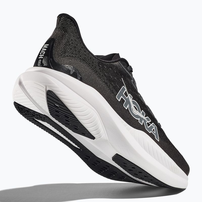 Buty do biegania damskie HOKA Mach 6 black/white 4