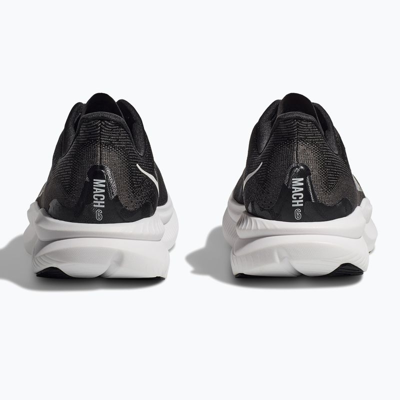 Buty do biegania damskie HOKA Mach 6 black/white 5