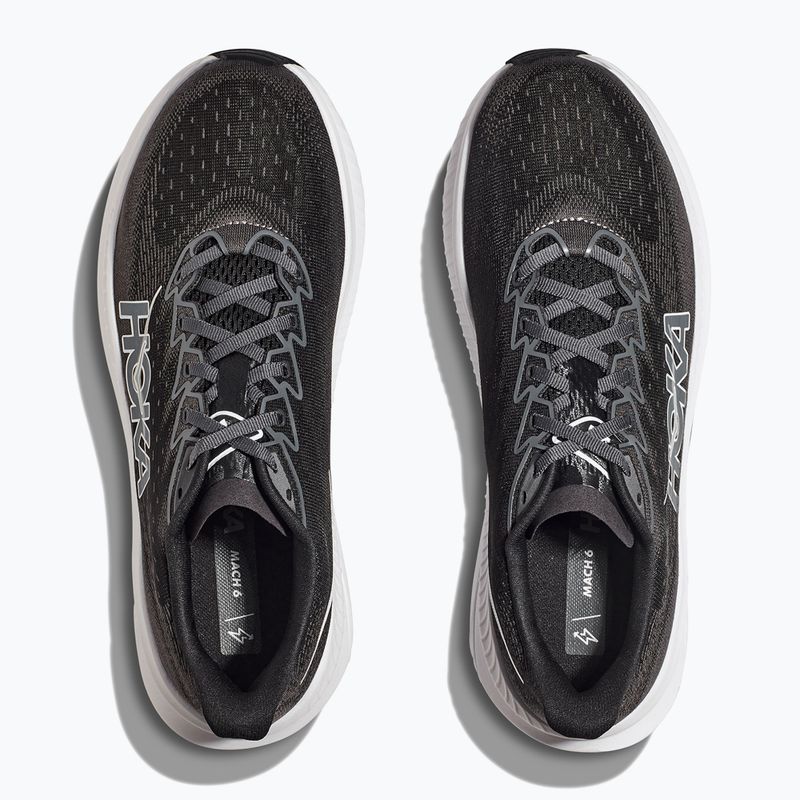 Buty do biegania damskie HOKA Mach 6 black/white 6