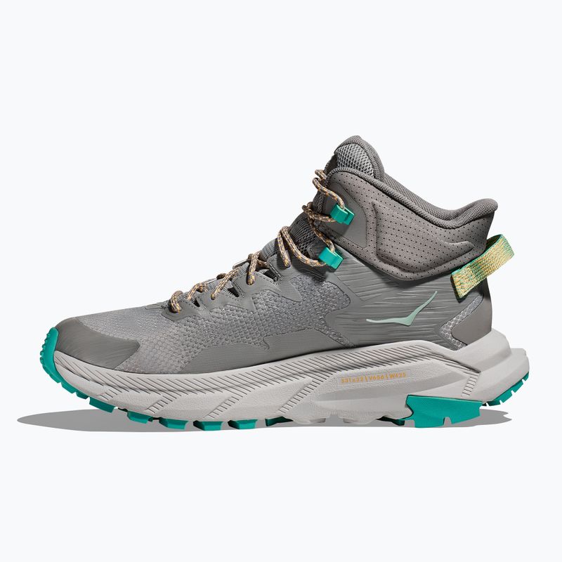 Buty turystyczne męskie HOKA Trail Code GTX galactic grey/electric aqua 11