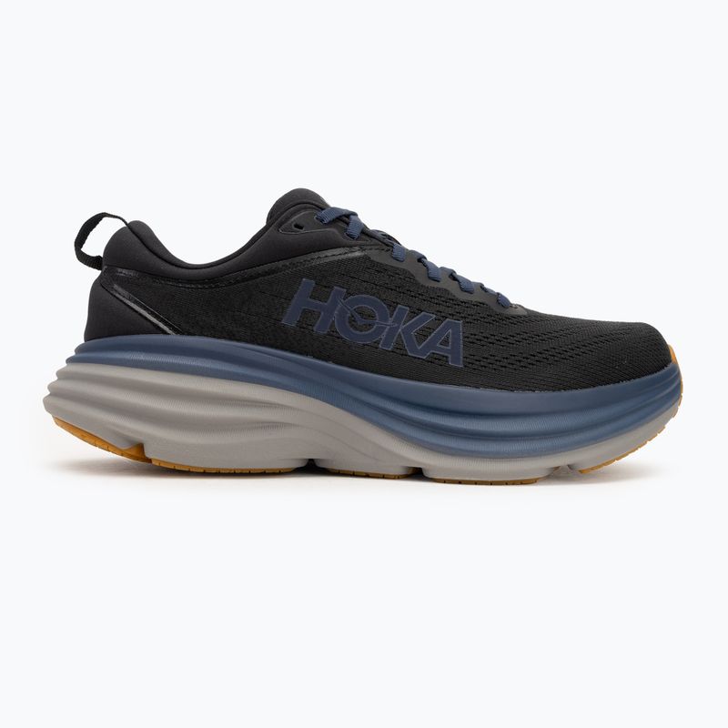 Buty do biegania męskie HOKA Bondi 8 black/ironore 2