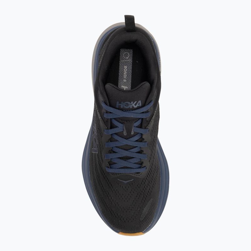 Buty do biegania męskie HOKA Bondi 8 black/ironore 5