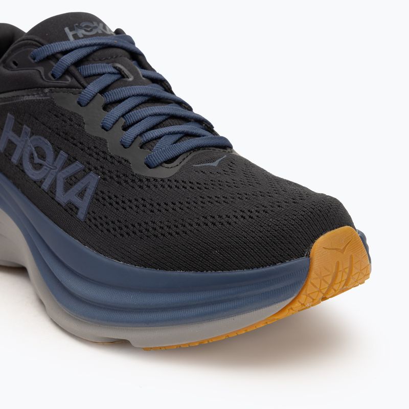 Buty do biegania męskie HOKA Bondi 8 black/ironore 7