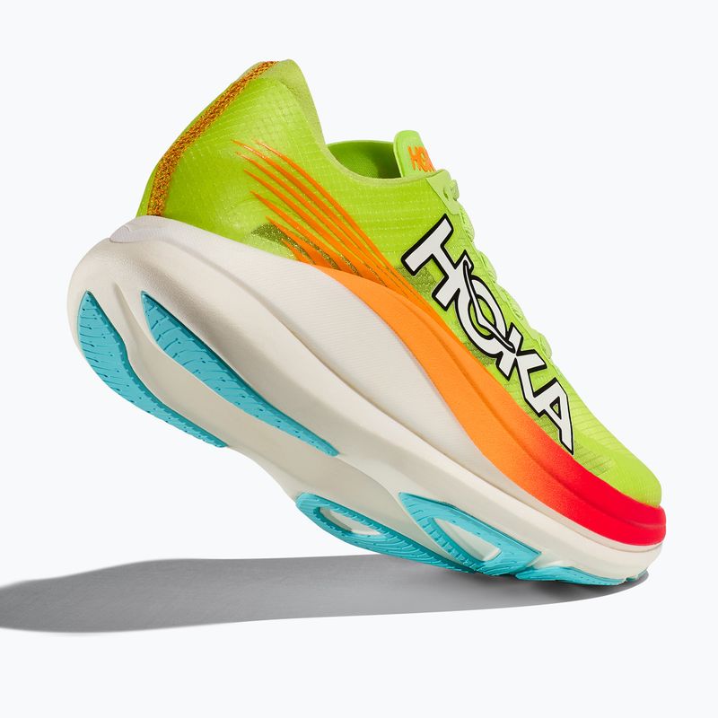 Buty do biegania HOKA Rocket X 2 lettuce/solar flare 13