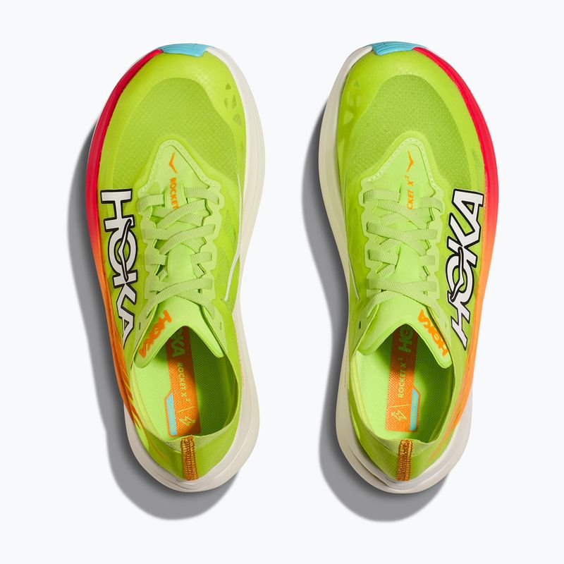 Buty do biegania HOKA Rocket X 2 lettuce/solar flare 15