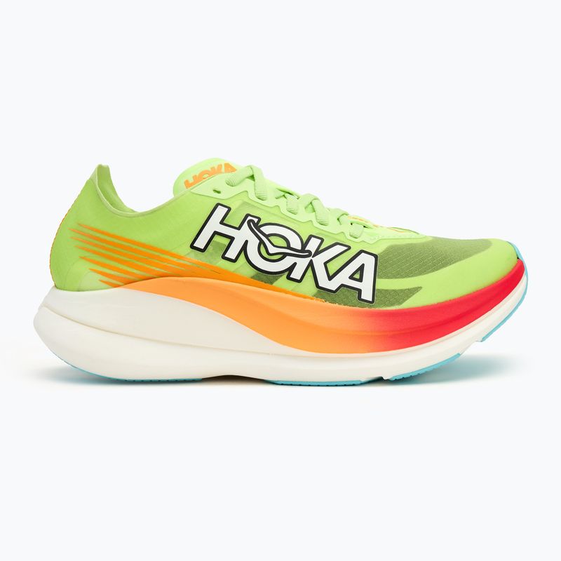 Buty do biegania HOKA Rocket X 2 lettuce/solar flare 2