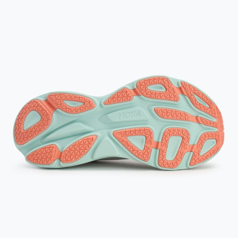 Buty do biegania damskie HOKA Bondi 8 stardust/aqua breeze 4