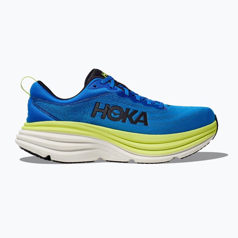 Buty do biegania męskie HOKA Bondi 8 Wide electric cobalt/lettuce 2